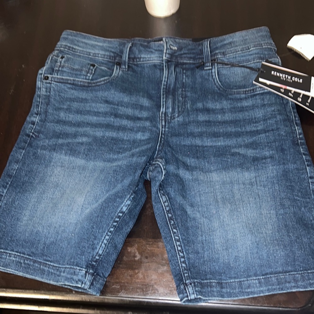 KENNETH COLE SHORTS (dark blue denim) BRAND NEW w/ Tags.